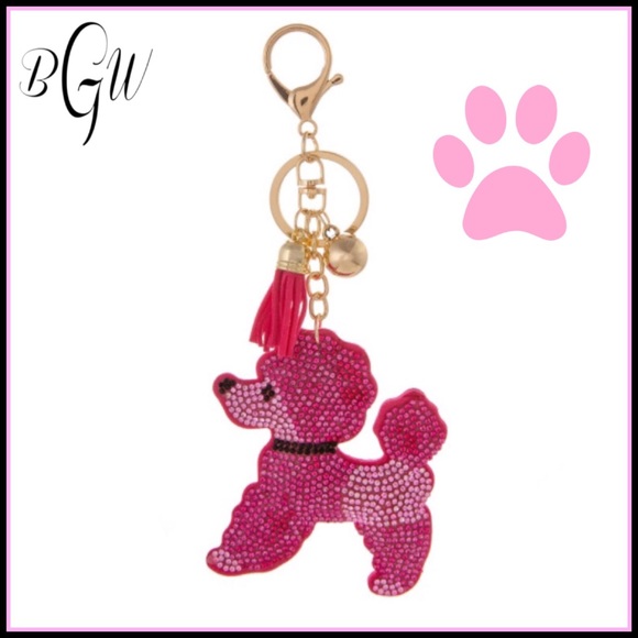 🌺🆕Adorable Poodle Keychain - Picture 1 of 3